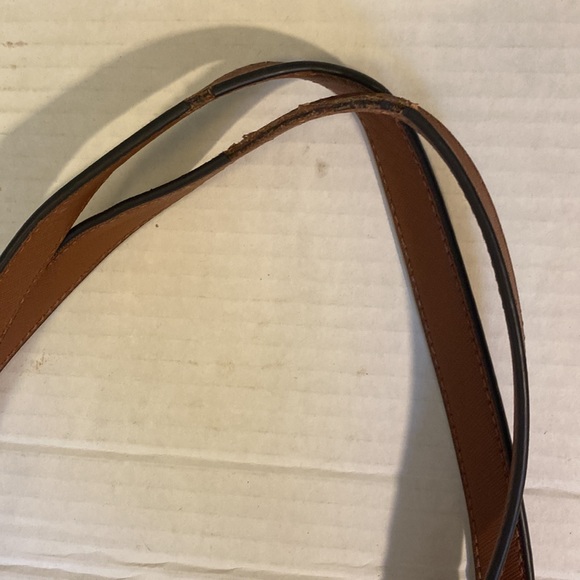 GUC. Stella and Max brown double striped shoulder bag with gold hardware. - Picture 13 of 16